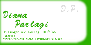 diana parlagi business card